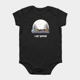 The Last Spooktacular Supper: A Halloween Twist Baby Bodysuit